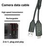 Высококачественный USB-кабель для передачи данных камеры Samsung ES65 ES75 PL170 NV3 ES7 Поддержка быстрой загрузки файлов для домашней студии
