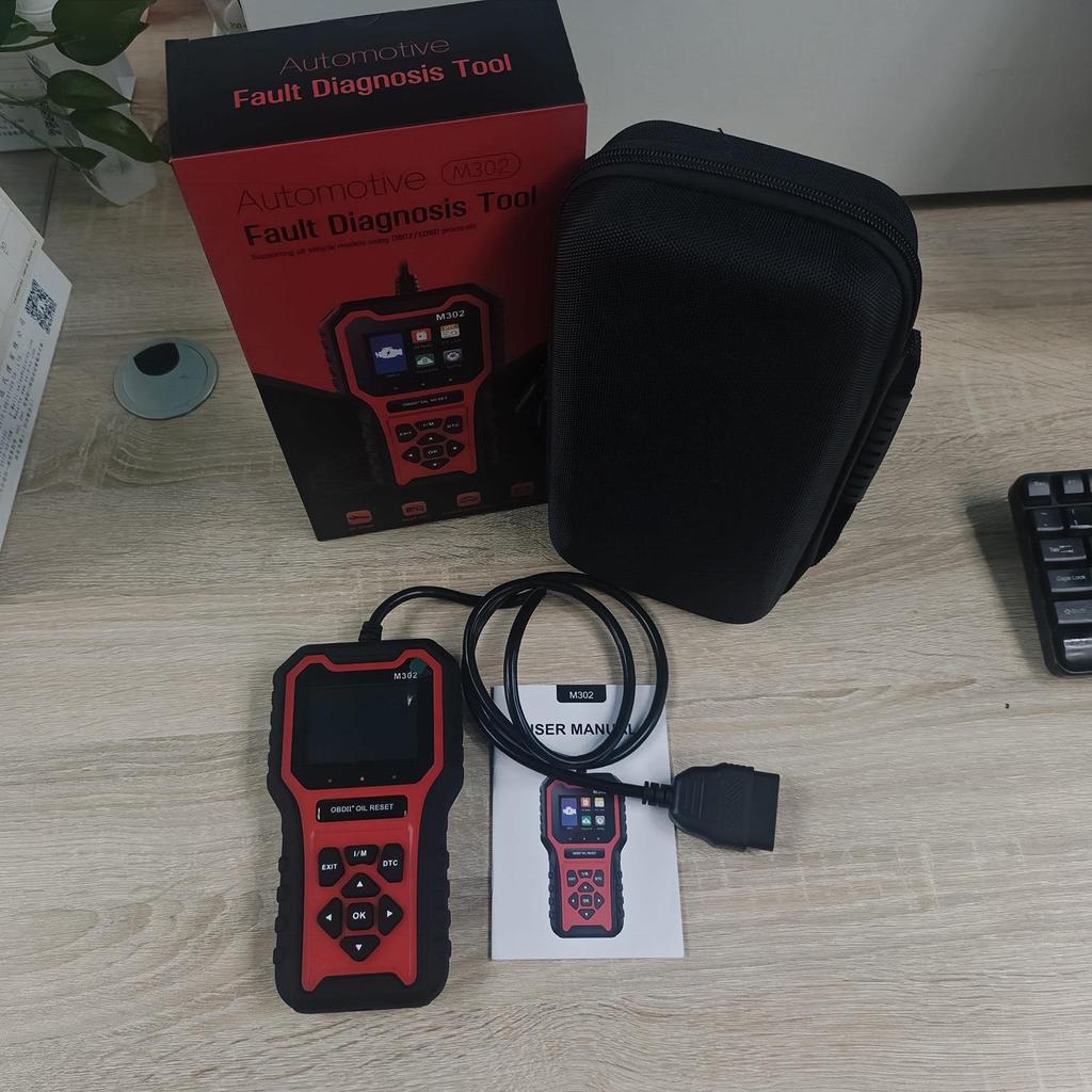 M302 Считыватель кодов сброса масла автомобиля Сброс индикатора технического обслуживания автомобиля, прибор для диагностики неисправностей