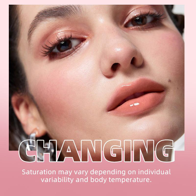 Multifunctional Warm-changing Blush Stick, Rouge Stick, Lip And Cheek Lipstick, Lip Gloss, Three-in-one Brightening And Contouring Stick