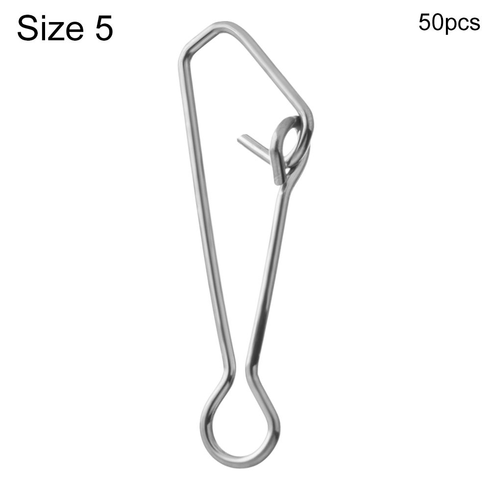 Line Tackle High Quality Safety Pin Fast Clip Lock Barrel Swivel Connector Fishing Hanging Snap