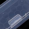 Nail Art Storage Box Nail Parts Organizer Clear Cuboid Plastic Container Packaging Case For Nail Brush File Manicure Tools