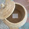 Multi-purpose Woven Straw Basket for Storage, Chicken Coop, and Steam Buns