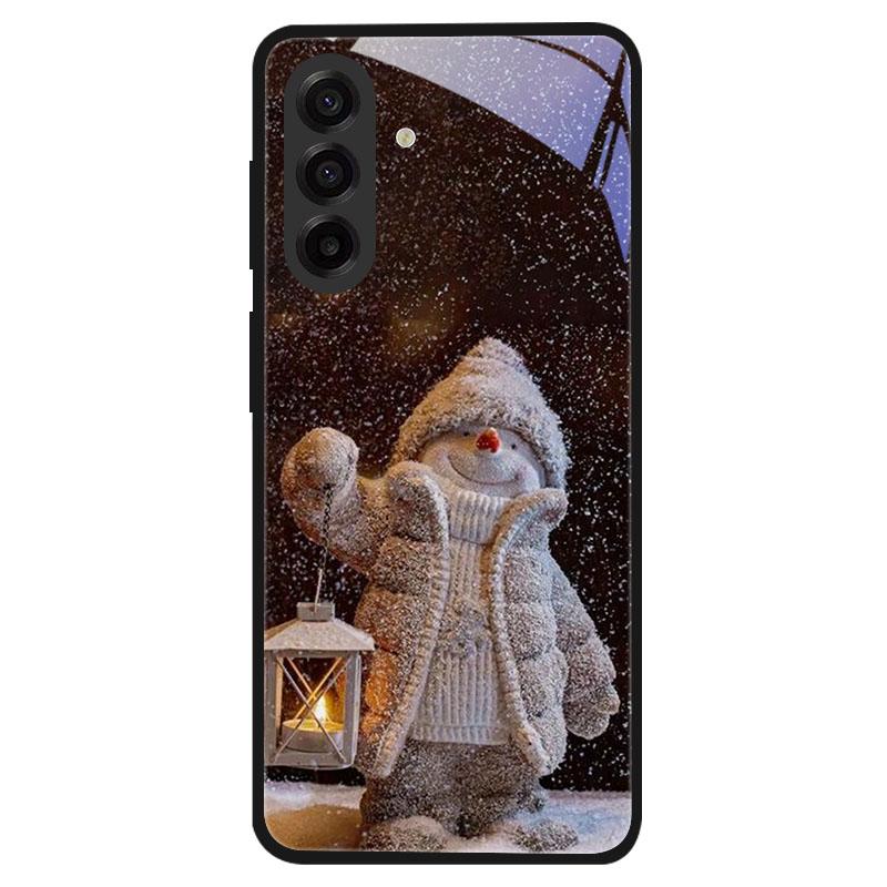 Закаленное стекло в рождественском стиле для Samsung Galaxy S24 S22 S21 S23 S25 Ultra Fe Ударопрочный чехол S25FE S25 Edge Shell Coque