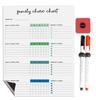 Inkdotpot Magnetic Whiteboard Family Chore Chart Chore Chart For Refrigerator - Dry Erase Behavior Chart For Kids