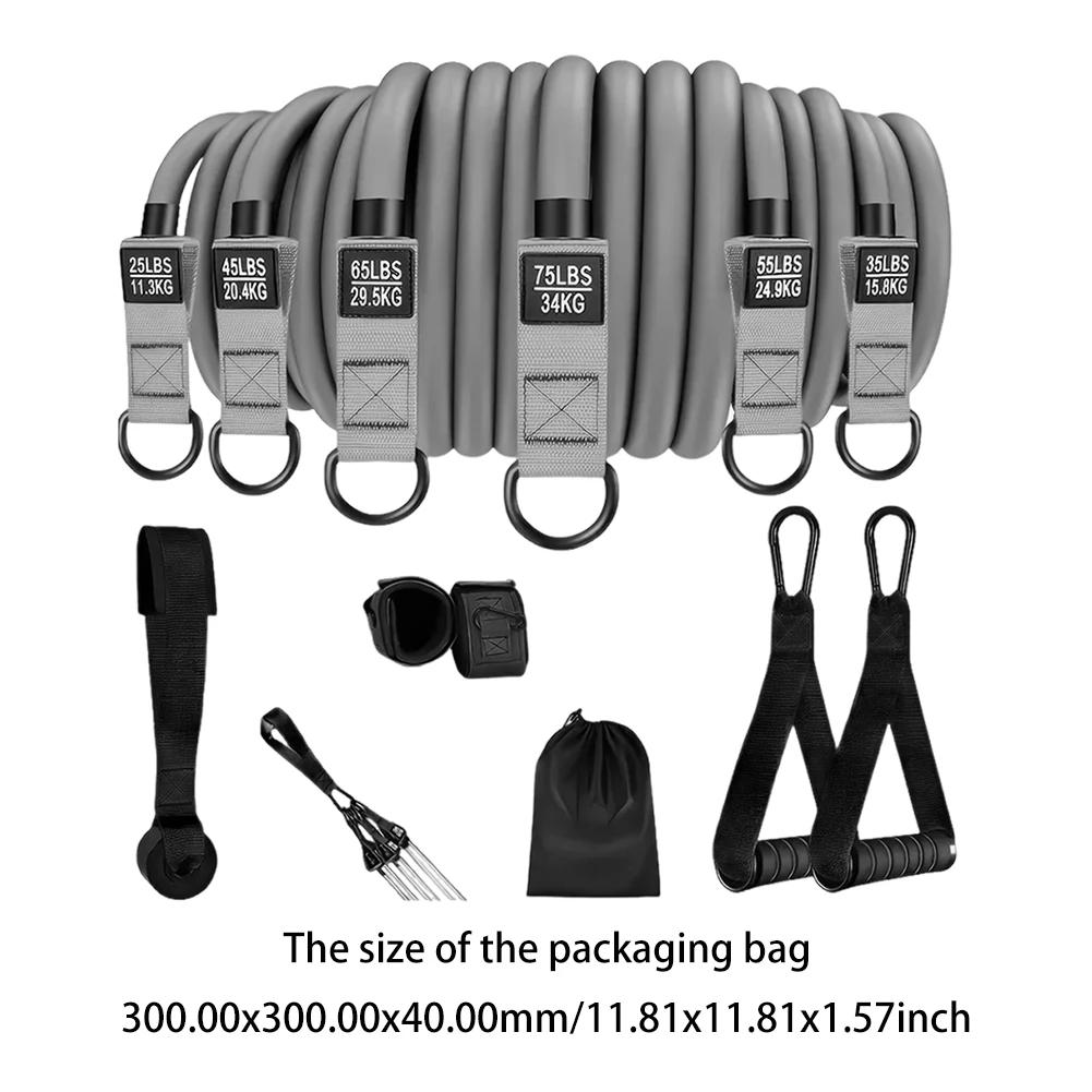 Многофункциональный Пилатес-бар и Эспандеры Портативный Утяжеленный Пилатес-бар для Упражнений для Женщин и Мужчин Домашний Зал Упражнения Фитнес