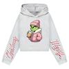 Kids' Casual Fashion Christmas Printed Long Sleeve Hooded Sweatshirt (No Drawstring)