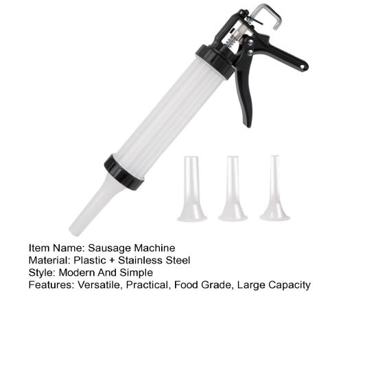 Машина для наполнения колбасных изделий мясом, ручная машина для наполнения колбас с 3 трубками, пищевая