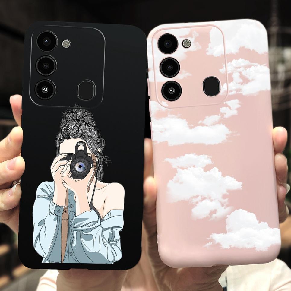 For Tecno Spark 8C Case KG5k Shockproof Soft silicone TPU Back Cover For Tecno Spark 8 Pro Spark8 Phone Cases Spark8 Case Bumper