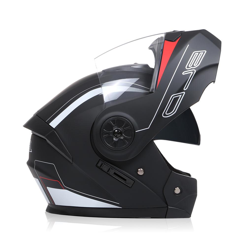 Flip Up Motorcycle Helmet Men Women Safety Downhill Motocross Racing Modular Personalised Full Face Casco Moto DOT Approved