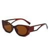 European and American new hollow small frame sunglasses women's personality street shooting plain sunglasses fashion cat eye sunglasses