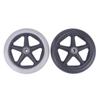 Rubber Shopping Cart Wheels 6/7/8Inch Wheelchair Front Castor Universal Solid Tire Wheel