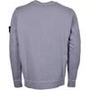 STONE ISLAND Лого Свитшот с круглым вырезом Мужской свитшот Серый 811561241-V0166