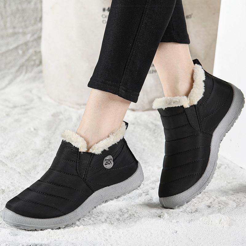 Fashion Women's Boots Warm Fur Winter Boots For Women Waterproof Snow Boots Ankle Botas Mujer 2024 Winter Shoes Women Winter Footwear