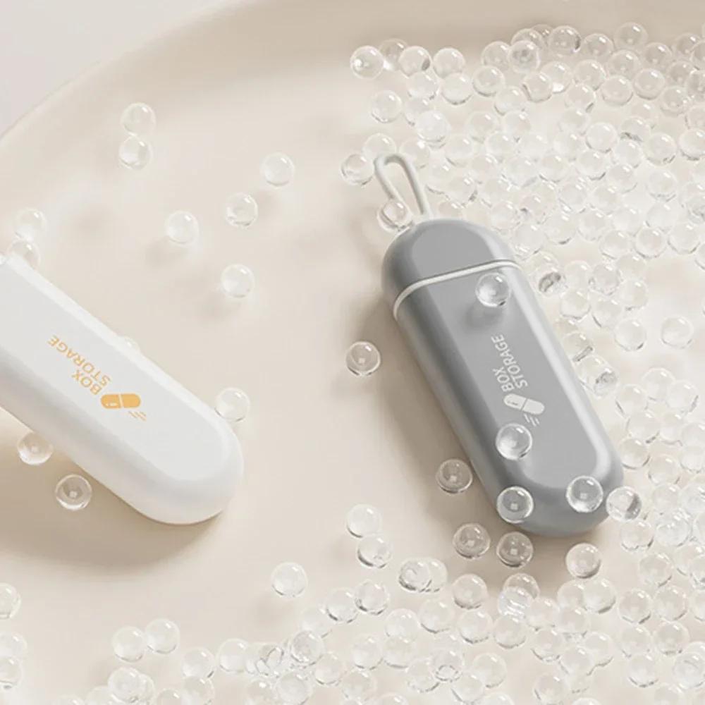 3-Compartment Pill Box & Daily Organizer, Portable Moisture-Proof Medicine Container for Travel Pocket Use