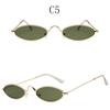 Round Oval Sunglasses Sexy Colorful Unisex Vintage Men Women Famous Brand Designer Fashion Driving Fishing Small Frame Sunshade