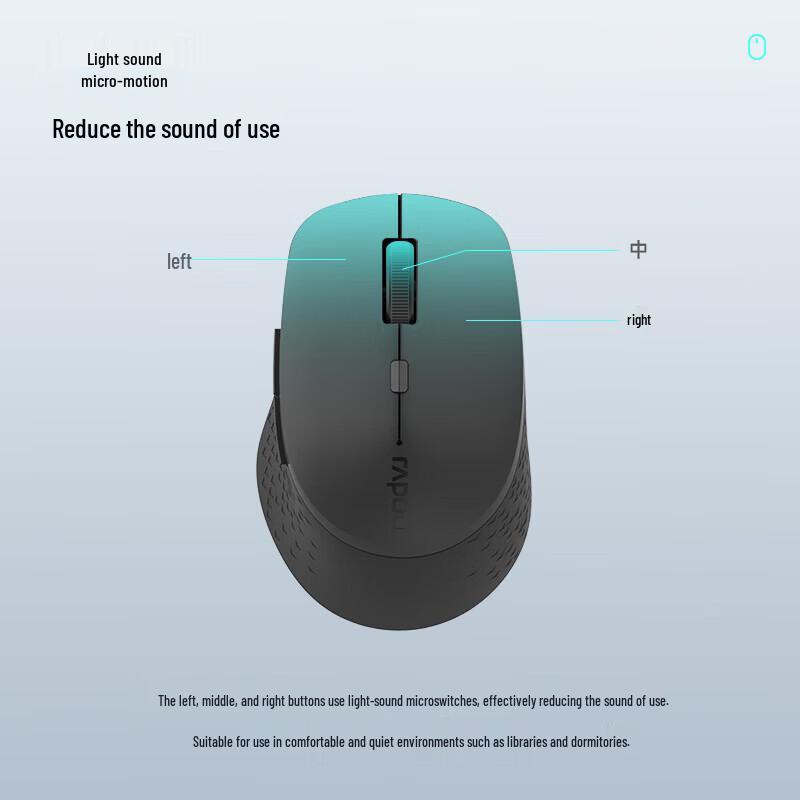 Многорежимная эргономичная беспроводная мышь Rapoo M300L