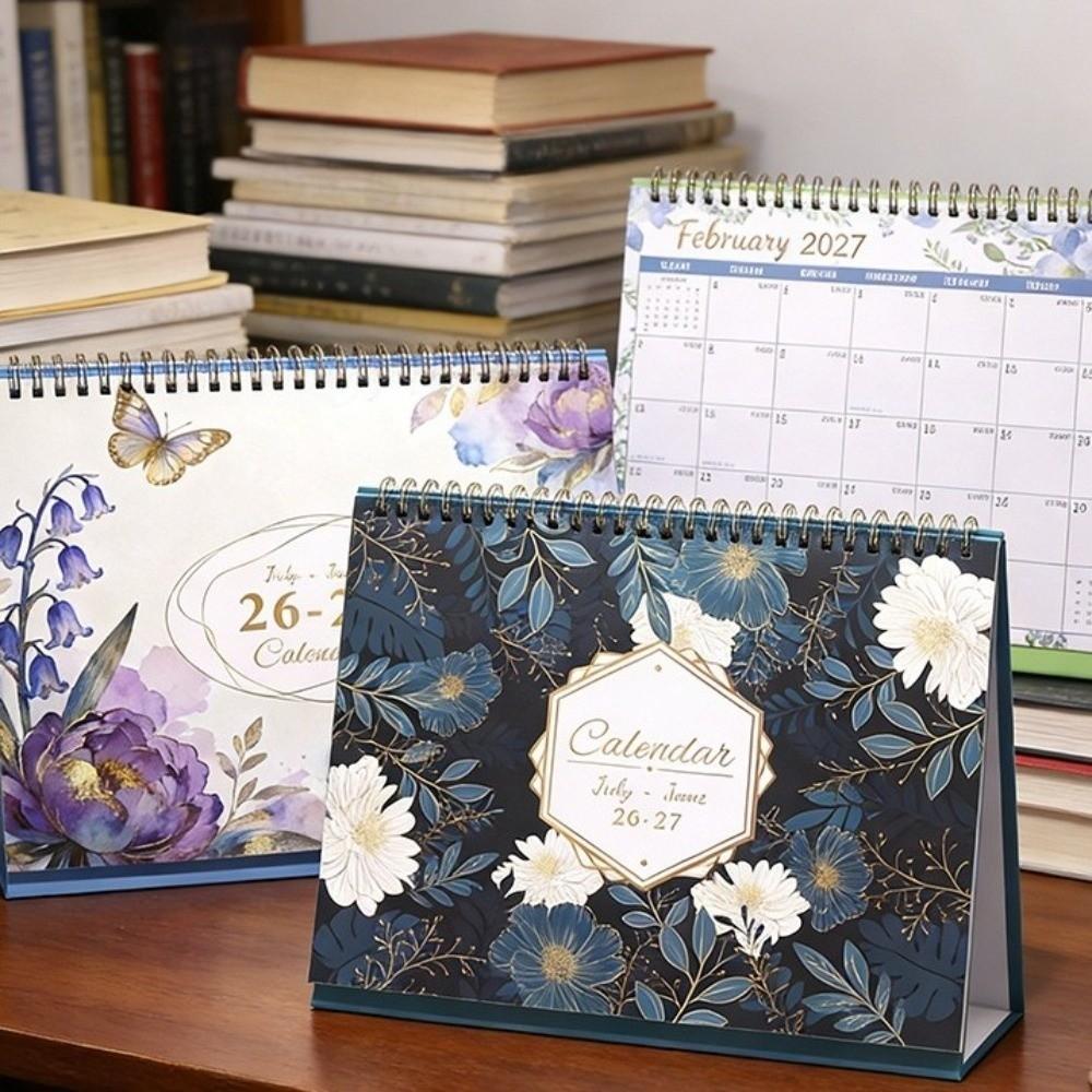 Thick Paper Annual Calendar Portable Standing Daily Plan Calendar Time Management