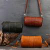 Genuine Leather Women Pillow Bag Retro Solid Color Natural Soft Cowhide Versatile Shoulder & Crossbody Bags