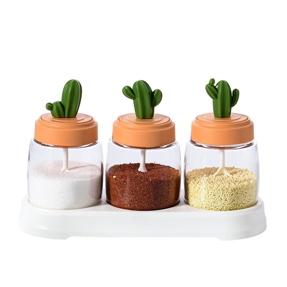 Huiyu Sugar Bowl, Sugar Container, Salt Container, Seasoning Container, Set of 3