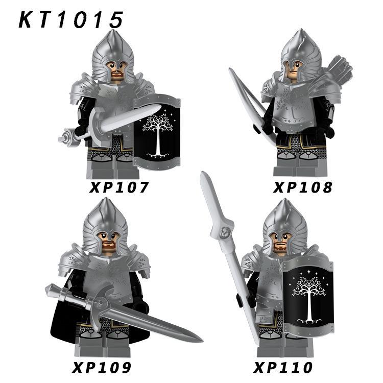 Kelei KT1015 Фигурка-конструктор Стальной Воин Игрушка XP107-110