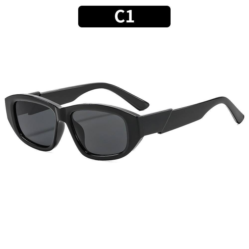 1pc Retro Cat-Eye UV-Protection Sunglasses – Stylish Shades for Vacation, Outdoor Cycling, and Sun Protection