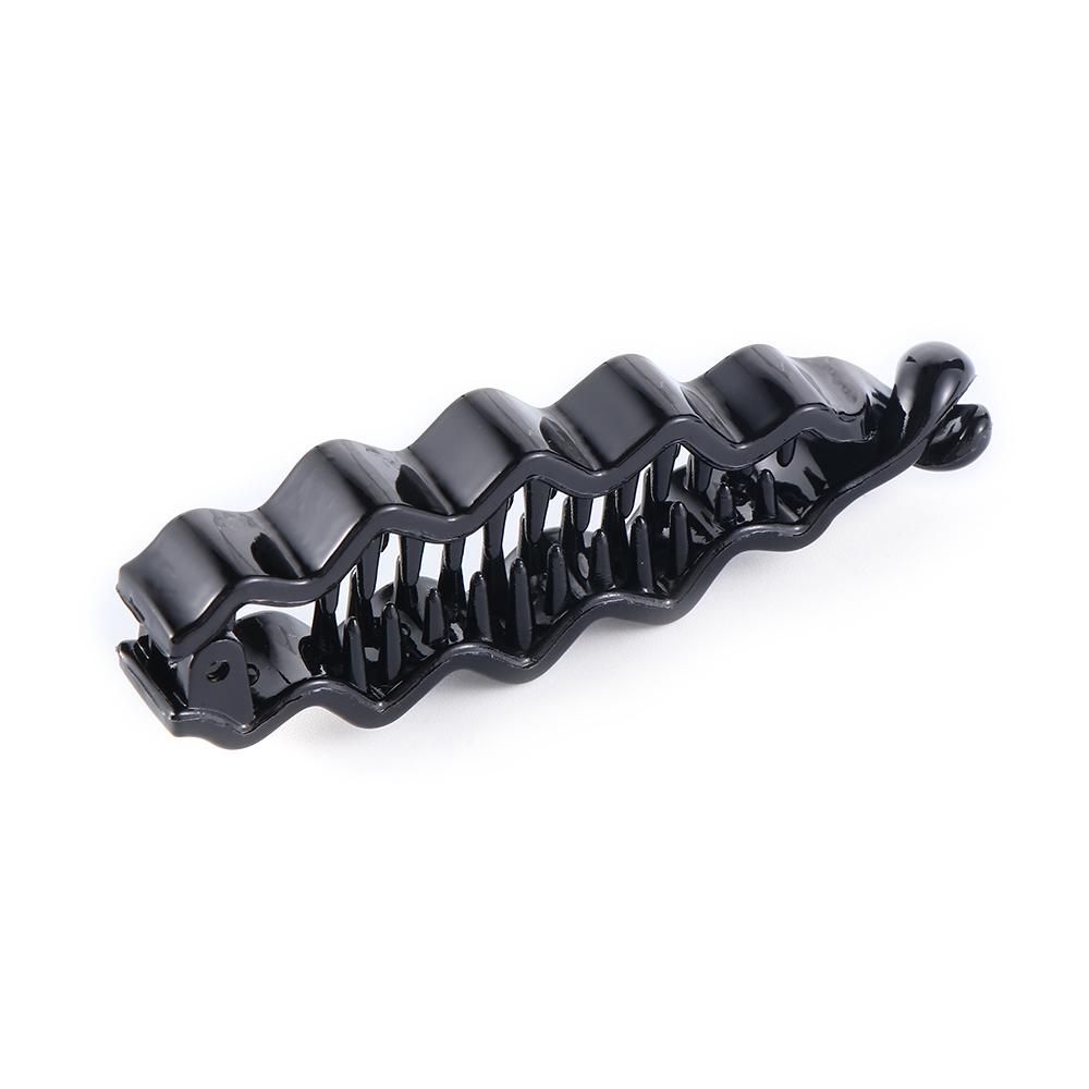 Женские модные инструменты для укладки волос, черная заколка-банан, держатель для хвоста, заколка-зажим для волос из АБС-пластика