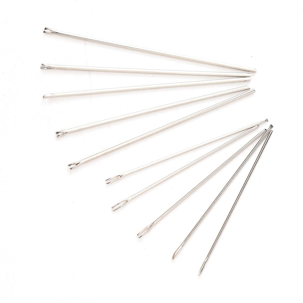 10pcs Doll Hair Rerooting Tool Stainless Steel Wig Supplies Replacement Accessories Doll Rehairing Needles Tool 0.6mm