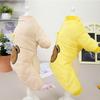 Winter Dog Coat Warm Cotton Padded Pet Jumpsuits for Small Medium Dogs Cats Soft Cute Bear Pattern Dog Jacket Puppy Clothing