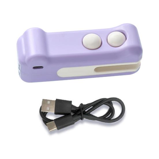 Mini Sealing Machine for Plastic Bags Handheld Heat Sealer Machine USB Charging Portable Bags Sealer for Snacks Fruit Spices
