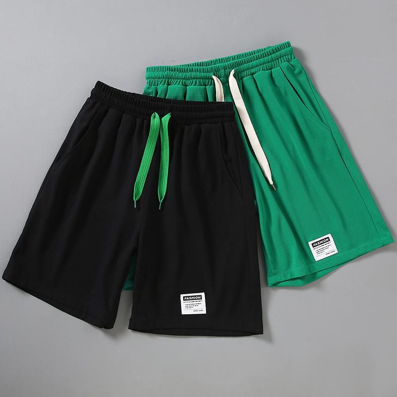 Большие размеры Большие и высокие мужские летние легкие хлопковые свободные пляжные шорты средней длины повседневные