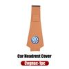 Leather Car Headrest Anti Dirty Protective Cover For VW Golf Jetta Passat mk4 mk5 mk6 CC Golf 5 7 Tiguan Scirocco Sagitar zk6
