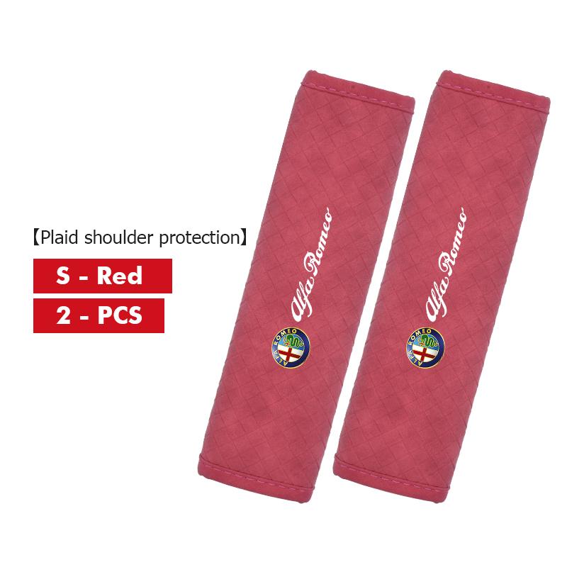 For Alfa Romeo Car Seat Belt Shoulder Protection Pad C Breathable Shoulder Case 159 Giulietta Giulia 147 Mito 156 159 166 GT