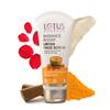 Lotus Herbals Очищающее средство для лица Убтан Radiance Boost | Куркума, Сандал и Розовая вода | Сияющая кожа | Уменьшение темных пятен | Без парабенов | Минеральное масло