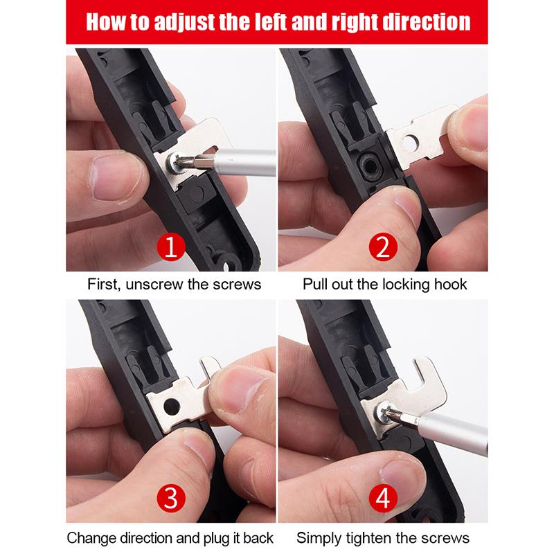 1Set Sliding Pull Door Lock Anti Theft Window Hook Lock Buckle Multifunctional Push-Pull Window Lock Hardware