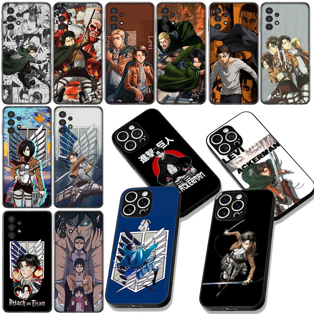Jaeger Levi Attack on titan Eren Case for Motorola Moto Edge 70 60 Fusion NEO Pro G Stylus G56 G96 G52 G04 G05 G64 G71