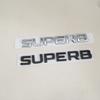 1pcs 3D ABS high quality forSuperb car Letter Emblem Rear tail trunk badge sticker Decal styling auto Accessories