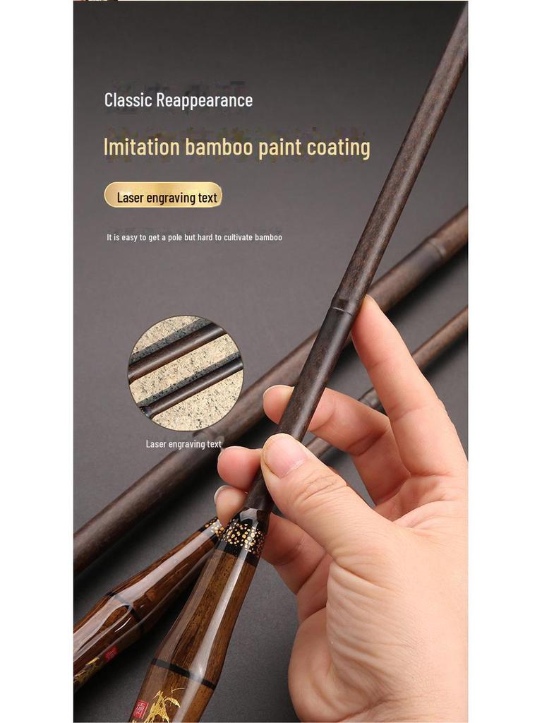 2024 Высокоуглеродистое сверхлегкое 28/19-тонное ручное удилище для ловли карпа - сверхпрочное для ловли карпа