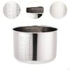 Rice Cooker Inner Container Liner Multiuse Portable Stainless Steel Pot Kithcen Tool