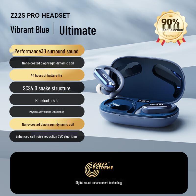 Спортивные Bluetooth-наушники sanag Z22SPro с открытым дизайном