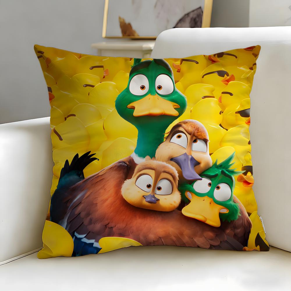 classic animated movie Migration Cushion Cover Soft  EasyWash Pillow Case  Versatile for Couch Bed Travel and Office