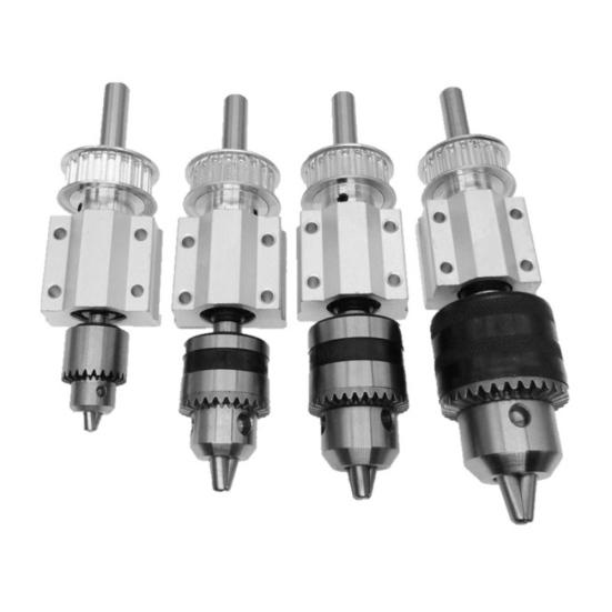 No Power Spindle Drill Chuck Lathe Assembly Trimming Belt Woodworking Cutting