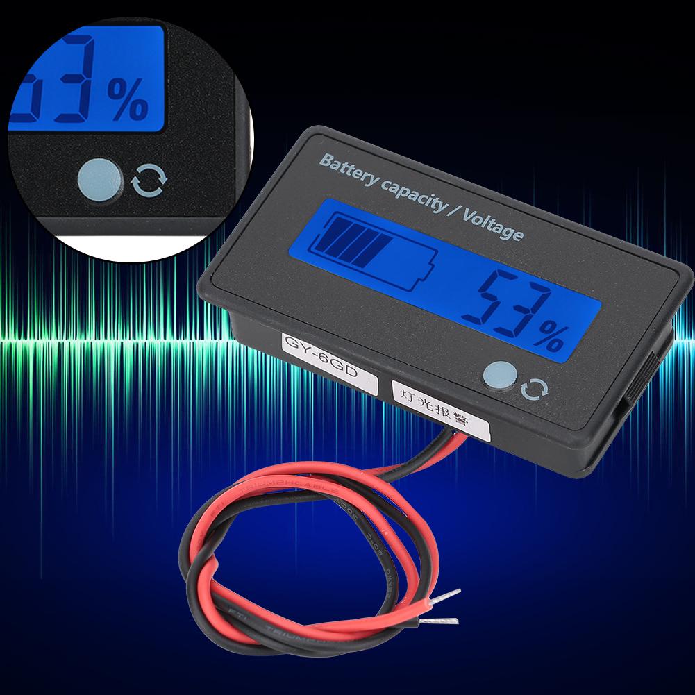 GY 6GD Плата PCB HTN Индикатор уровня заряда аккумулятора ЖК-дисплей с мигающей сигнализацией 12 84В