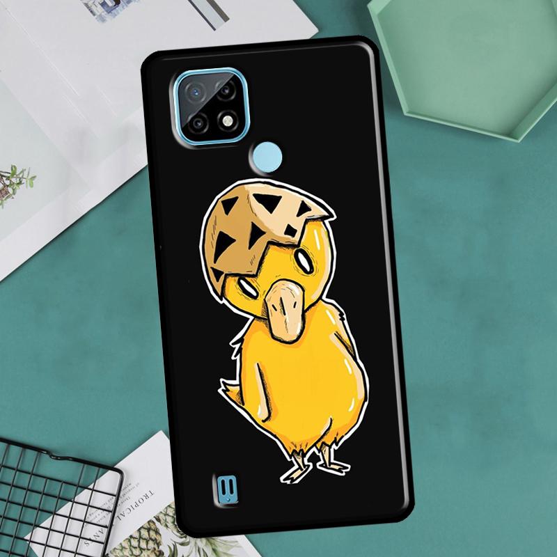 Kwaii желтый утенок для Realme GT Neo 2 3 Master 8i 9i 8 9 Pro Plus C35 чехол для OnePlus 9 10 Pro 9R 10R Nord2