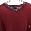 PEARLY GATES made in Italy golf Long sleeve V neck sweater 2 GOLF Knit Women Used