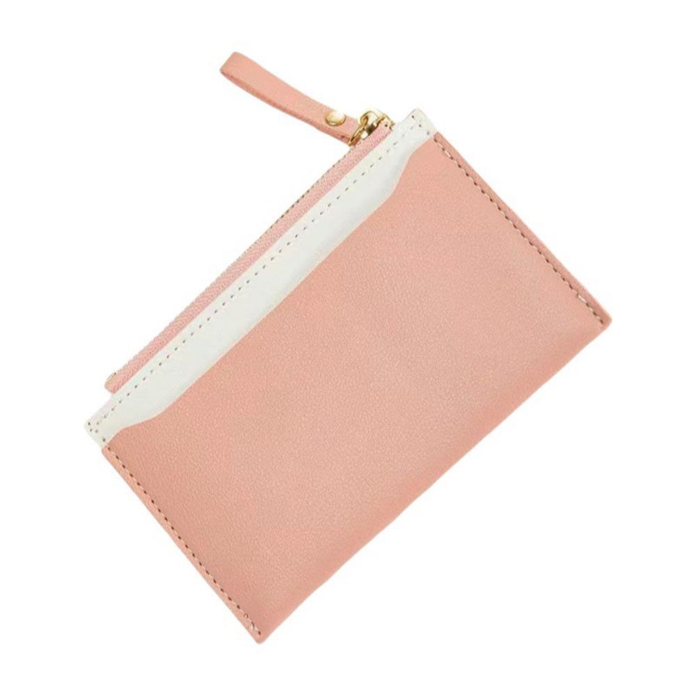 Portable PU Leather Women Coin Wallet Multi-card Slot Waterproof Card Bag Ultra-Thin Short Wallet Daily Use