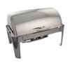 Пищевой лоток 9 л, подогреватель пищевых лотков, сервировочный лоток, chafing dish с крышкой-роллом, набор для фуршета