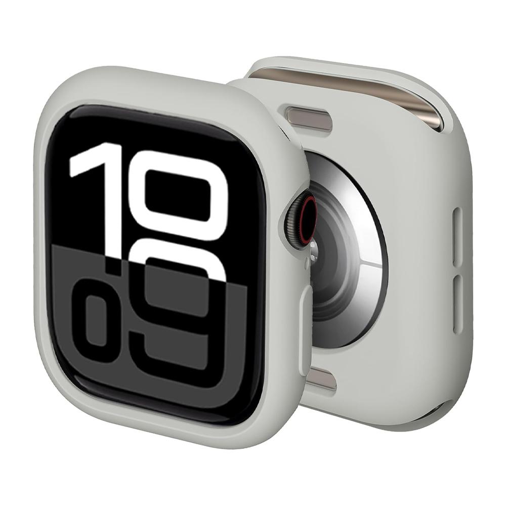 Чехол для Apple Watch 10 11 46 мм 42 мм Аксессуары Ударопрочный Защитный Мягкий Силиконовый Бампер Оболочка Чехол iwatch Серии Защита