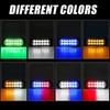 4 in 1 LED Grill Side Marker Strobe Lights Kit Emergency Car Truck Warning Beacon Lights Lamps 12V Flashing LED Police Light