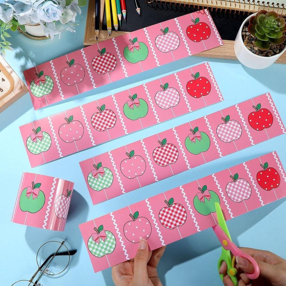 Self Adhesive Classroom Border Trim 10m Decorative Border Sticker Classroom Decorating