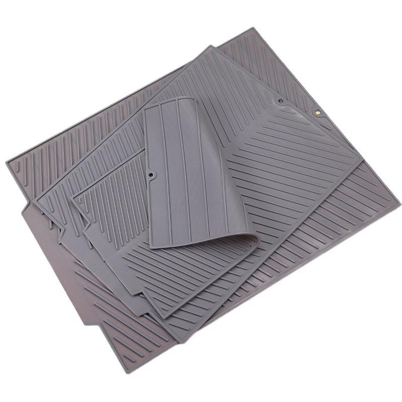 Silicone Sink Mat: Heat-Resistant Drying Rack for Dishes, Fruits, and Vegetables